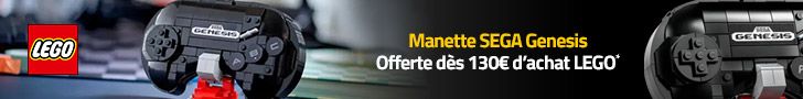 Manette SEGA Genesis offerte dès 130€ d'achat LEGO