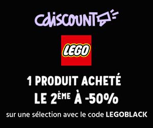 Cdiscount : -50% sur le 2ème LEGO acheté