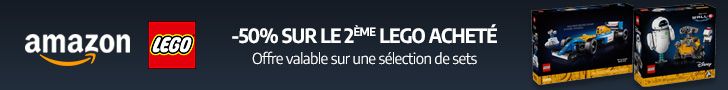 Amazon : -50% sur le 2ème LEGO acheté