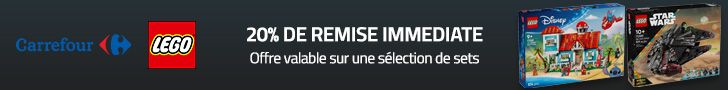 Carrefour : -20% sur une sélection de LEGO