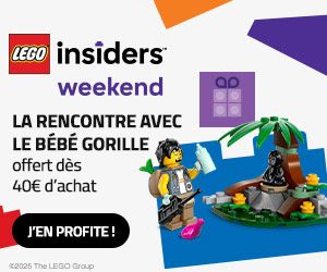 Week-end LEGO Insiders : La rencontre avec le bébé gorille offert dès 40€ d'achat