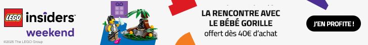 Week-end LEGO Insiders : La rencontre avec le bébé gorille offert dès 40€ d'achat