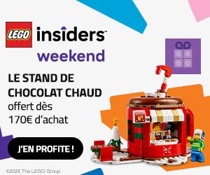 Week-end LEGO Insiders : Le stand de chocolat chaud offert dès 170€ d'achat