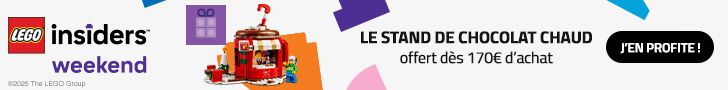 Week-end LEGO Insiders : Le stand de chocolat chaud offert dès 170€ d'achat