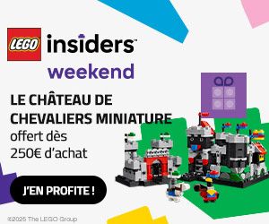 Week-end LEGO Insiders : Le château de chevaliers miniature offert dès 250€ d'achat