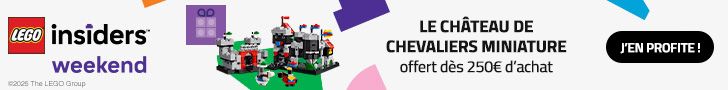 Week-end LEGO Insiders : Le château de chevaliers miniature offert dès 250€ d'achat