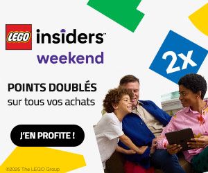 Week-end LEGO Insiders : Points doublés sur tous vos achats
