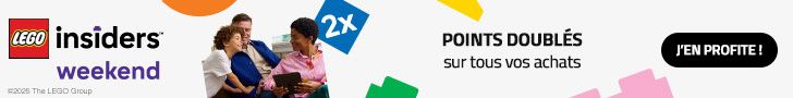 Week-end LEGO Insiders : Points doublés sur tous vos achats