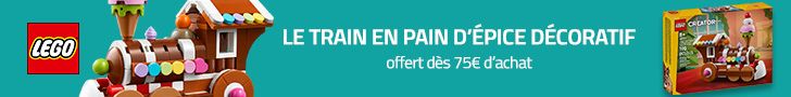 LEGO : Le train en pain d'épice offert dès 75€ d'achat