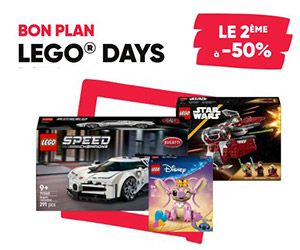 Fnac : -50% sur le 2ème LEGO acheté