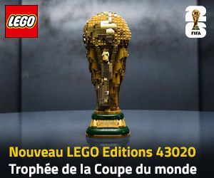 Nouveau LEGO Trophée officiel de la Coupe du monde de la FIFA