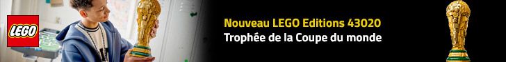 Nouveau LEGO Trophée officiel de la Coupe du monde de la FIFA