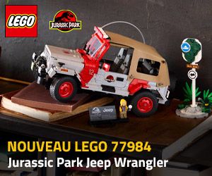 Nouveau LEGO Jurassic Park Jeep Wrangler