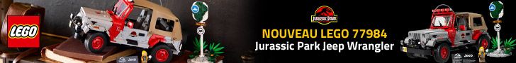 Nouveau LEGO Jurassic Park Jeep Wrangler