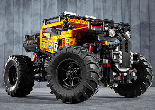 LEGO Technic 8063 pas cher, Tracteur avec remorque