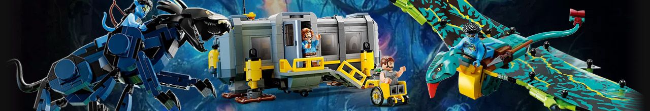 Achat LEGO Avatar 75571 Neytiri et le Thanator vs. Quaritch dans l’exosquelette AMP pas cher