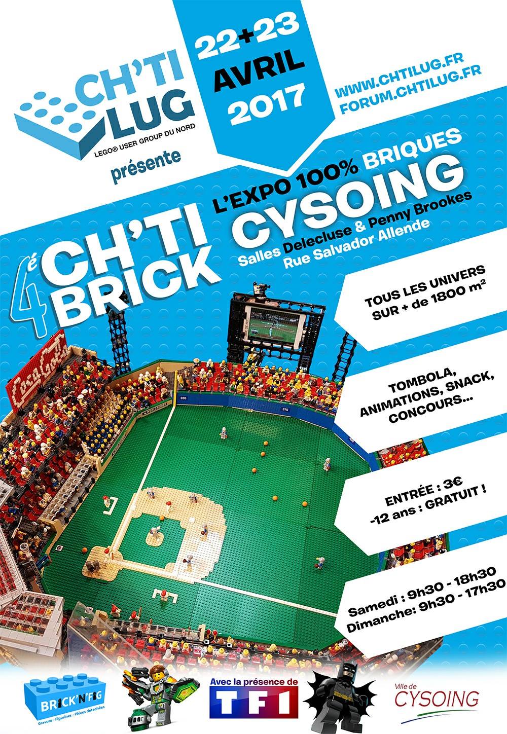 Exposition LEGO - 4ème CH'TI BRICK à CYSOING (59830)