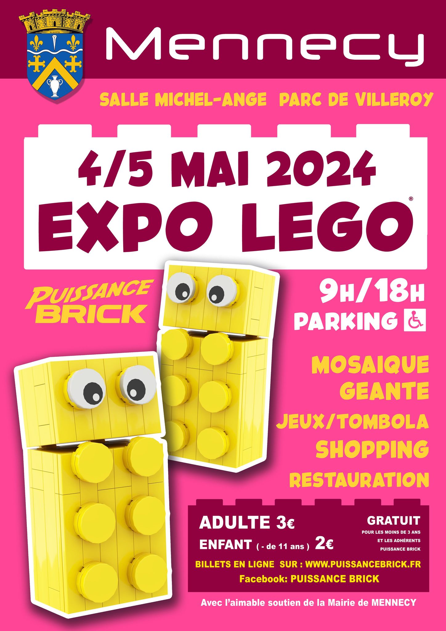 Exposition LEGO Expo LEGO Puissance Brick Mennecy 2024 à Mennecy (91540)