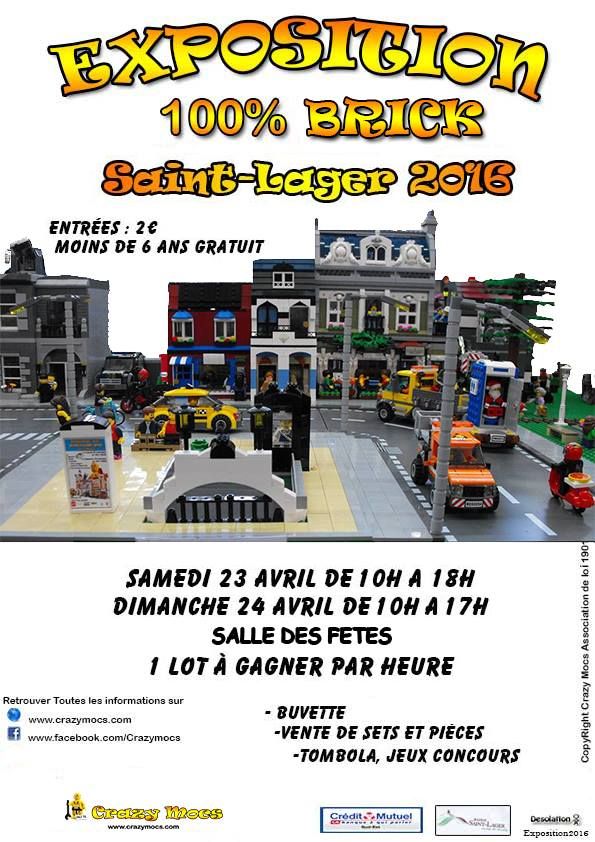 Exposition LEGO Exposition 100% LEGO Saint-Lager 2016 à SAINT-LAGER (69)