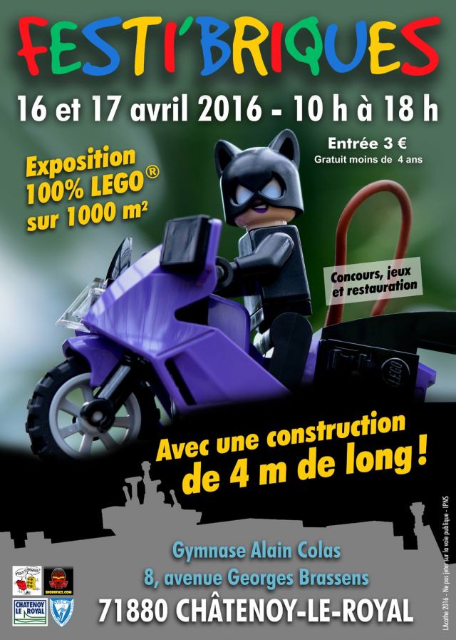 Exposition LEGO Exposition 100% Lego sur 1000m² à Châtenoy-Le-Royal (71)