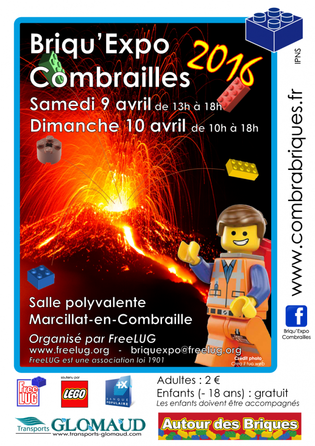 Exposition LEGO Briqu'Expo Combrailles à MARCILLAT-EN-COMBRAILLE (03)