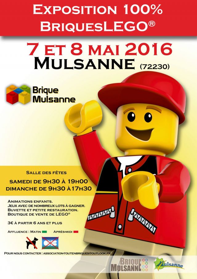 Exposition LEGO Tout en briques 2016 à MULSANNE (72)