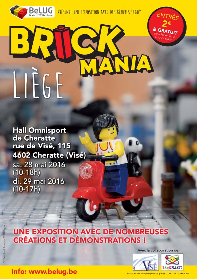 Exposition LEGO Brick Mania Liège à CHERATTE (4602 BELGIQUE)