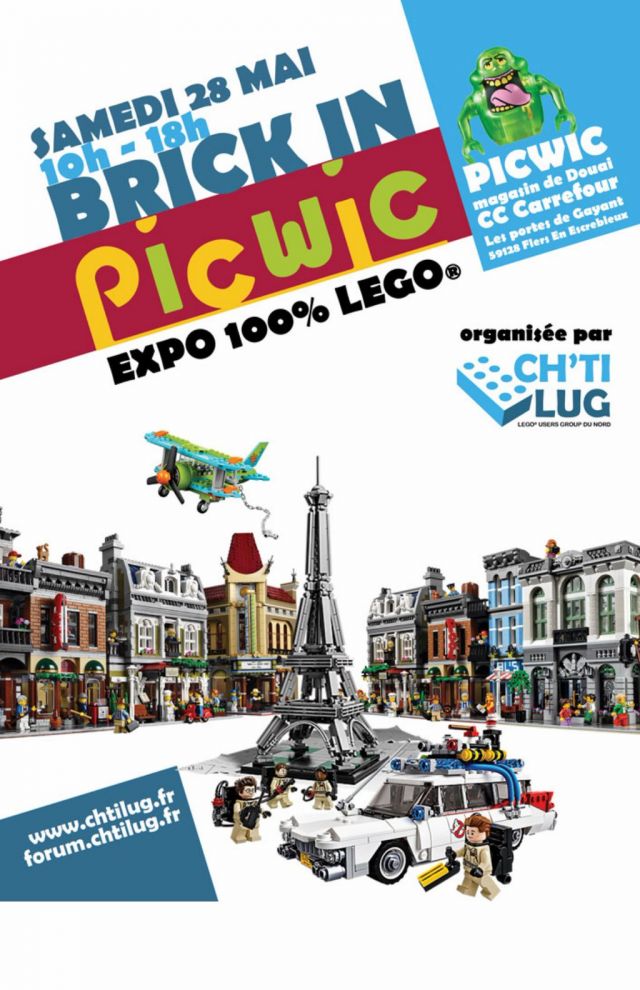 Exposition LEGO Brick In PicWic (par Ch'ti LUG) à FLERS EN ESCREBIEUX (59128)