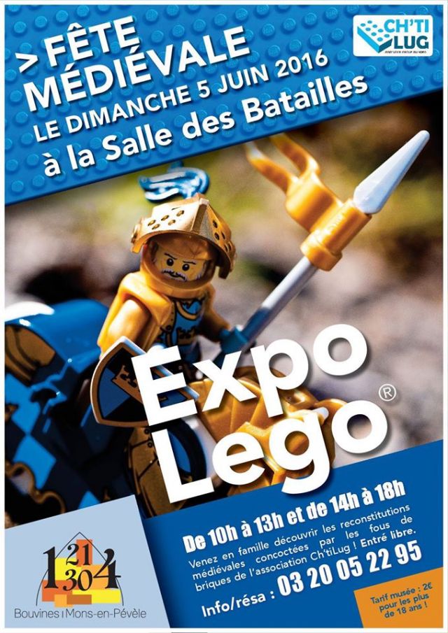 Exposition LEGO Expo LEGO à la Fête Médiévale à MONS-EN-PEVELE (59246)