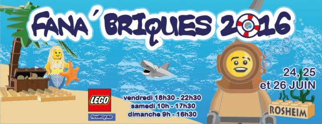 Exposition LEGO Fana'briques 2016 Expo LEGO Rosheim à ROSHEIM (67560)