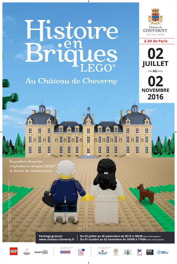 Exposition LEGO Histoire en Briques LEGO Au Château de Cheverny à CHEVERNY (41700)