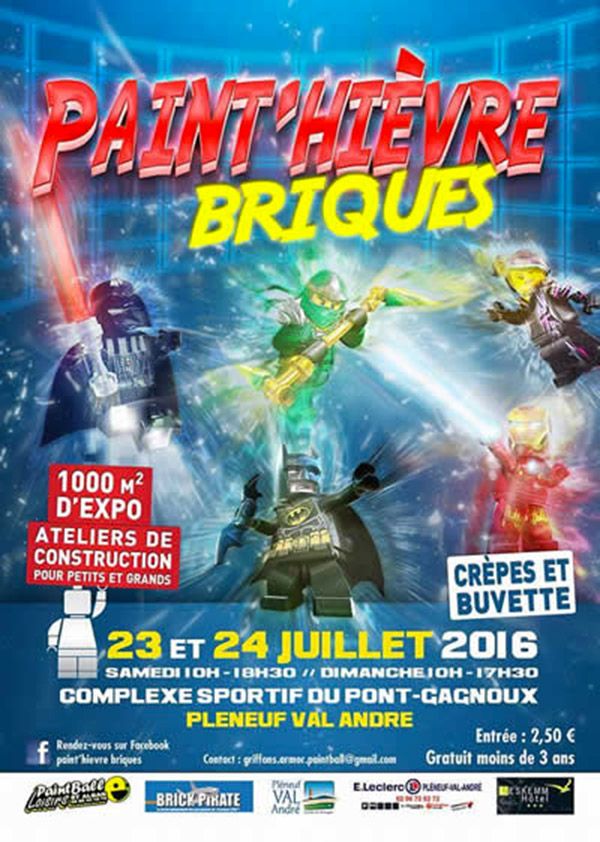 Exposition LEGO Paint'Hièvres Briques à PLENEUF VAL ANDRE (22370)