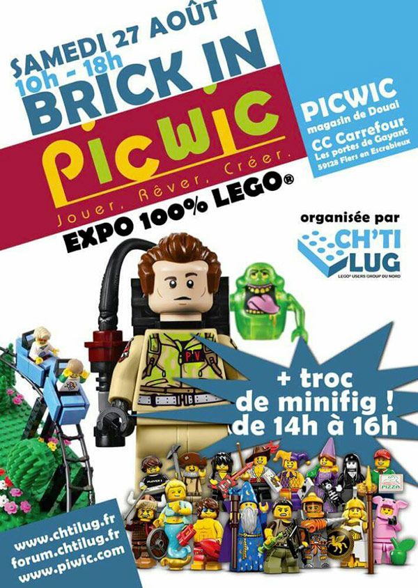 Exposition LEGO Brick In PicWic par Ch'ti LUG à FLERS EN ESCREBIEUX (59128)