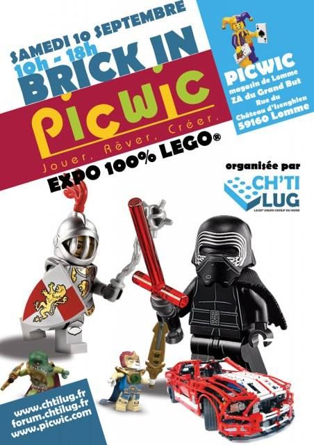 Exposition LEGO Brick In PicWic Expo 100% LEGO à LOMME (59160) Exposition LEGO Brick In PicWic Expo 100% LEGO à LOMME (59160)