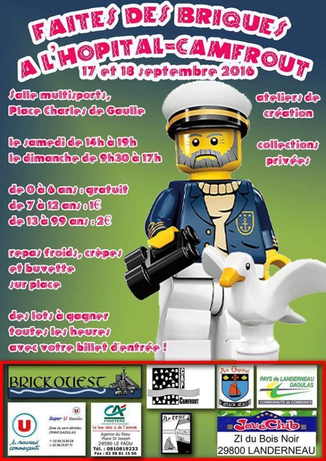 Exposition LEGO Faites des briques à l'Hôpital-Camfrout à HOPITAL-CAMFROUT (29460)