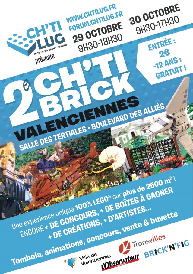 Exposition LEGO 2ème Ch'ti Brick à Valenciennes à VALENCIENNES (59300) Exposition LEGO 2ème Ch'ti Brick à Valenciennes à VALENCIENNES (59300)