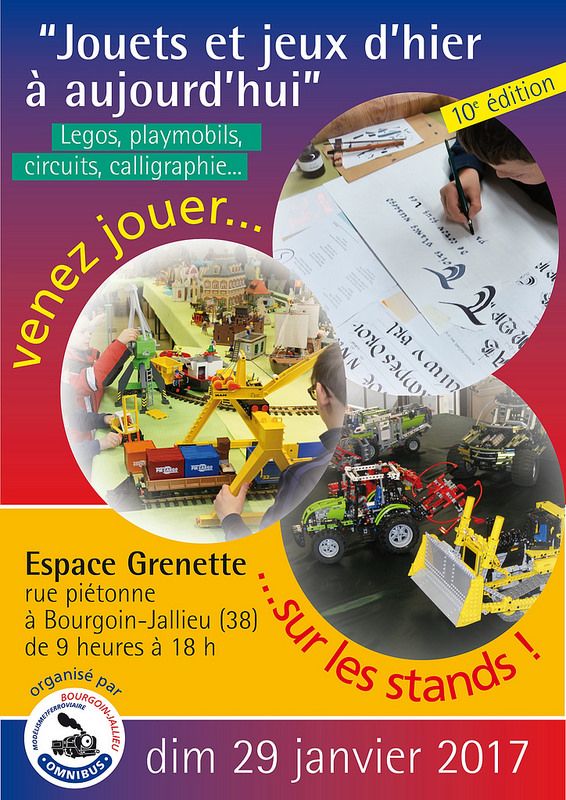 Exposition LEGO Jouets et jeux d'hier à aujourd'hui à BOURGOIN-JALLIEU (38300)