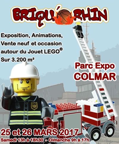 Exposition LEGO Briqu'O-Rhin 2017 à COLMAR (68000)