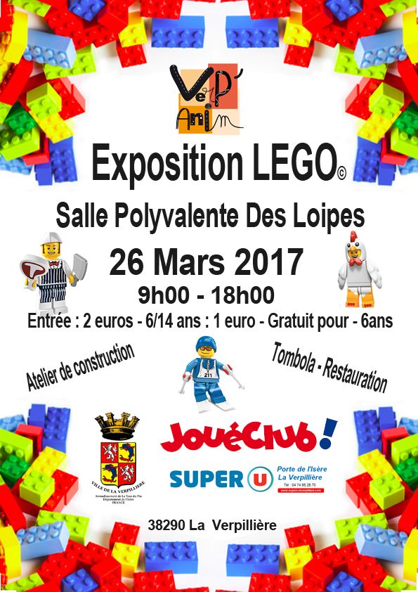 Exposition LEGO Exposition LEGO Verp'Anim à LA VERPILLIERE (38290) Exposition LEGO Exposition LEGO Verp'Anim à LA VERPILLIERE (38290)