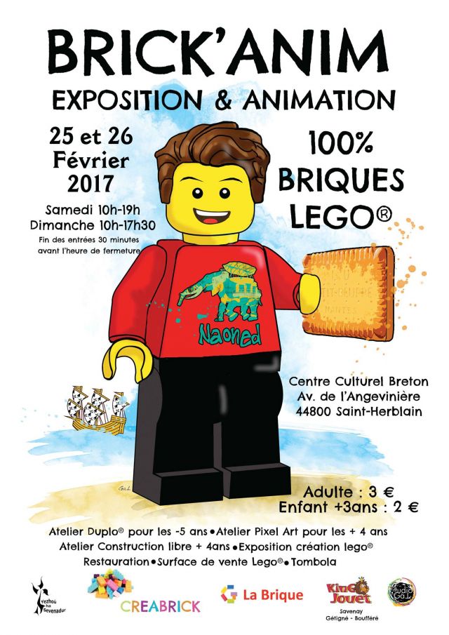 Exposition LEGO Brick'Anim à SAINT-HERBLAIN (44800)