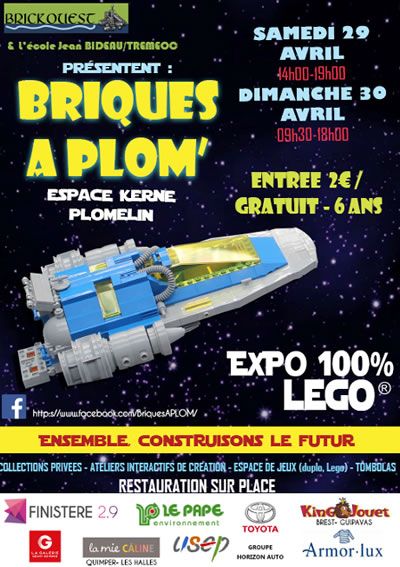 Exposition LEGO Briques A PLOM' à PLOMELIN (29700) Exposition LEGO Briques A PLOM' à PLOMELIN (29700)