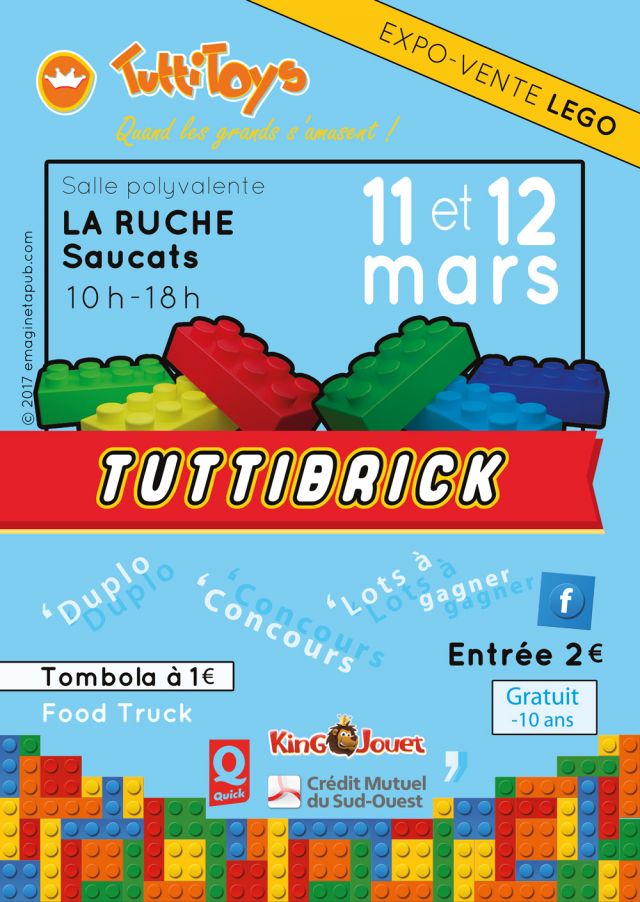Exposition LEGO Tuttibrick 2017 à SAUCATS (33650)