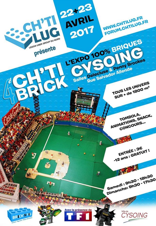 Exposition LEGO 4ème CH'TI BRICK à CYSOING (59830) Exposition LEGO 4ème CH'TI BRICK à CYSOING (59830)