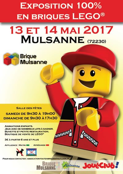 Exposition LEGO Expo LEGO Brique Mulsanne à MULSANNE (72230)