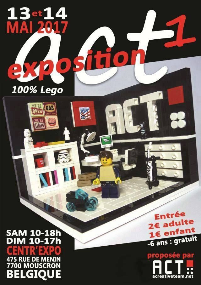 Exposition LEGO Expo LEGO ACT1 à MOUSCRON (BELGIQUE)