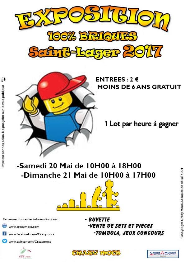 Exposition LEGO Expo 100% Briques Saint-Lager 2017 à SAINT-LAGER (69220)