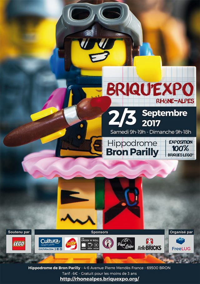 Exposition LEGO BRIQU'EXPO RHÔNE-ALPES à BRON (69500)