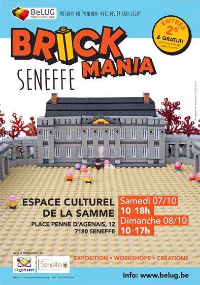Exposition LEGO BRICK MANIA SENEFFE à SENEFEE (Belgique)