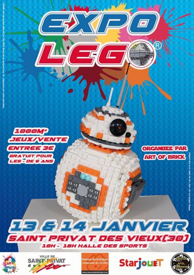 Exposition LEGO Expo LEGO Art Of Brick à SAINT-PRIVAT-DES-VIEUX (30340)