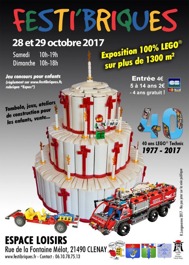 Exposition LEGO FESTI'BRIQUES CLENAY 2017 à CLENAY (21490)